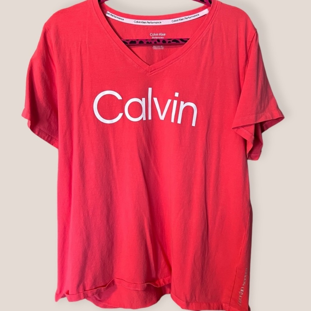 Calvin Klein Plus Size Performance Stretch Tee